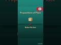 Prepositions of Place Explained with Examples | English Grammar for Beginners.