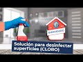 Solución para desinfectar superficies (CLORO)