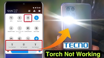 Tecno spark flashlight not working | how to fix flashlight not working problem in tecno phone