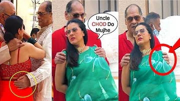 Kajol feeling very Uncomfortable when her Uncle tried to take Advantage of her during Event