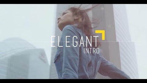 Elegant Intro - After Effects Template