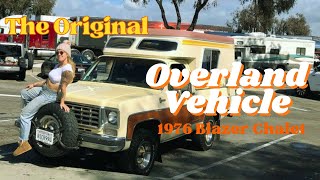 Rare Original Overland 1976 Blazer Chalet Camper