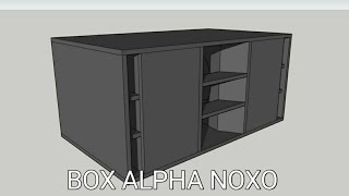 BOX ALPHA NOXO 12 INCH | BOX SUBWOOFER 12 INCH | SUBWOOFER TEST