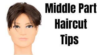 Middle Part Curtains Haircut Advice - TheSalonGuy screenshot 4