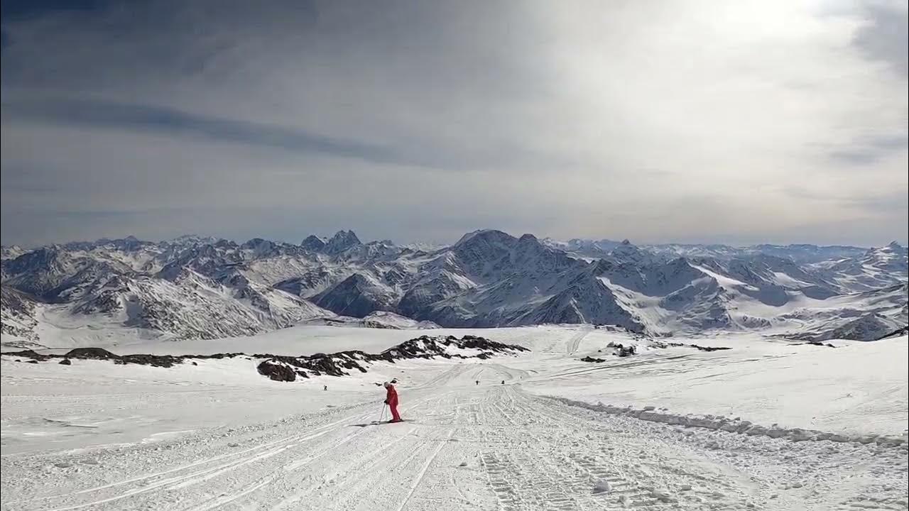 Эльбрус спуск на лыжах с 5000