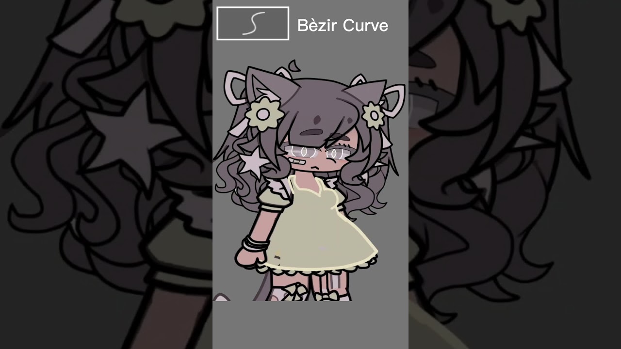 Editing but I drew the line art with the Bèzier Curve tool. (Not my oc)