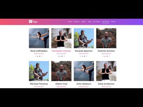 Yoga - Responsive Joomla template for gym, fitness club, spa, health and wellness sites