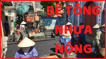 Quy trình rải bê tông nhựa nóng ngoài thực địa tại Vân Lũng An Khánh Hoài Đức Hà Nội