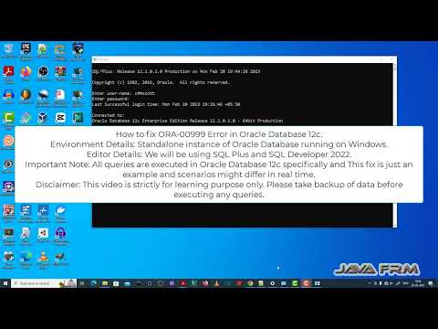 ORA-00999: invalid view name - Oracle Database 12c Error Messages