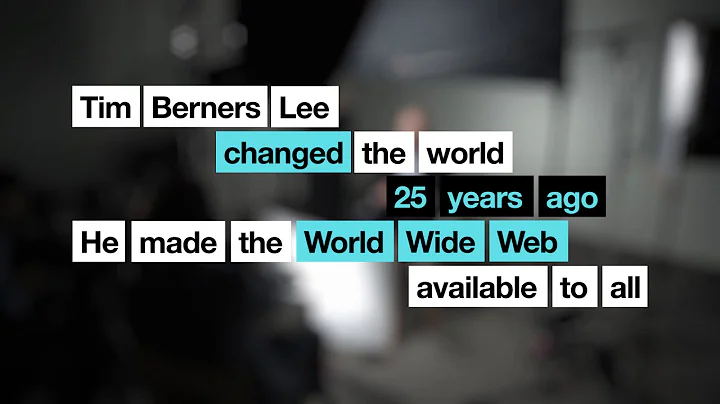 Tim Berners Lee changed the world 25 years ago | T...