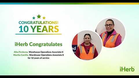 Happy 10-Year Work Anniversary to Our Team Members | iHerb