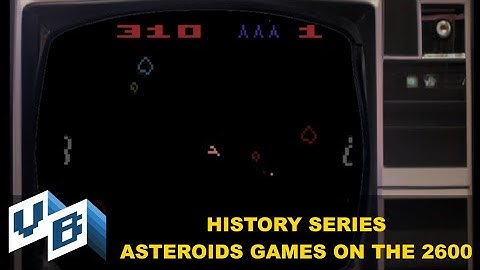 #Atari2600 History Series: #Asteroids  on #Atari Home Machines - Part 1