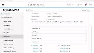 MyMathLab Portal Help Video