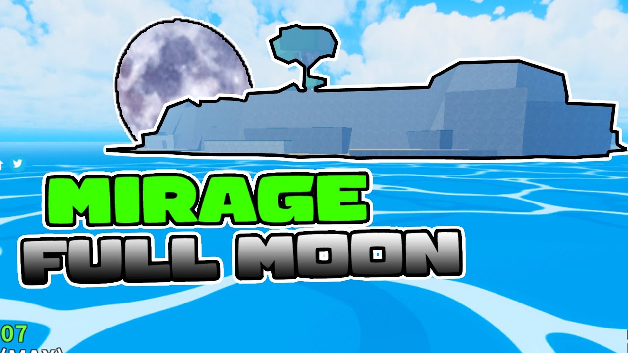 How to Find Mirage Island & Full Moon EVERY TIME! Blox Fruits 