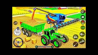 Modern Tractor Farming Driving Simulator 3D - New Tractor Games - Android Gameplay screenshot 2
