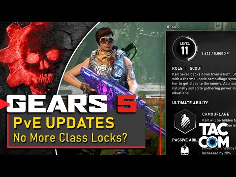 Gears 5 - PvE Updates - No More Class-Locked Characters!