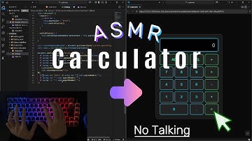 深夜コーディングASMR | コトコトキーボードで電卓を作る【No Talking】