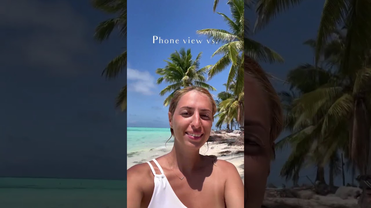 Phone vs. drone view Onok, Balabac, Philippines | DJI Mavic 3