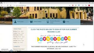 Registering for Online Summer Reading Club Using A Computer