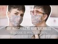 DIY MASCARILLA REUTILIZABLE de TELA | Con BOLSILLO para FILTRO | Siendo una INÚTIL con la costura