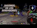 JUGANDO EN LOS SERVIDORES-LUCKY BLOCS /SKY WARS /EGG WARS Y MAS - MINECRAFT