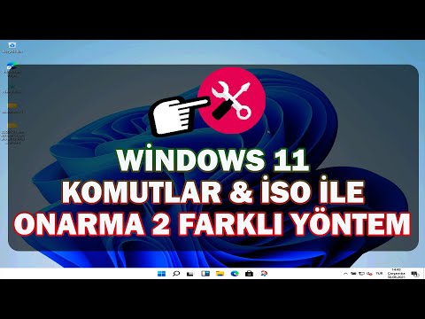 windows 11 Sistem Dosyalarını Onarma | Bileşenler Deposunu | 2 Farklı Yöntemle