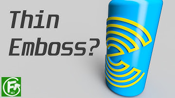 Fusion 360 | Thin Emboss?