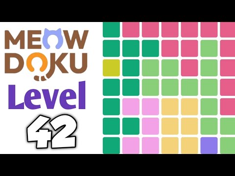 Meowdoku Level 42 preview