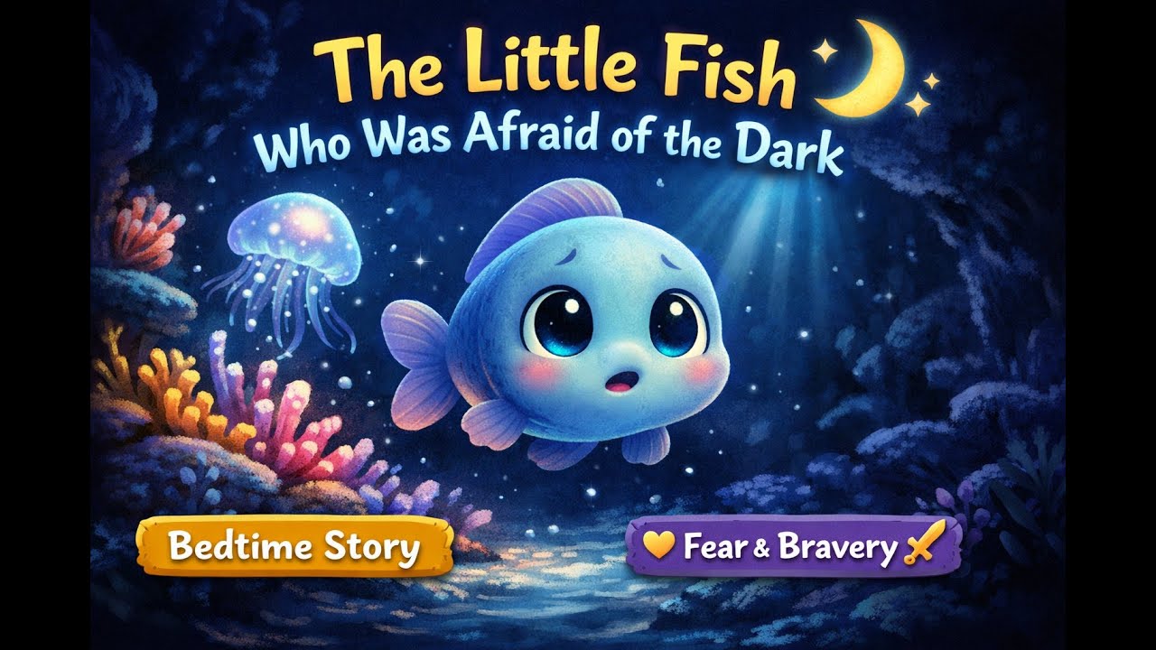 The Little Fish Who Was Afraid of the Dark Bedtime Comfort Story for ...