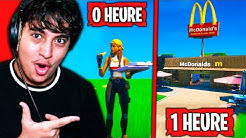 J'ai donné 1 HEURE à ces 10 joueurs pour me construire UN RESTAURANT sur FORTNITE !