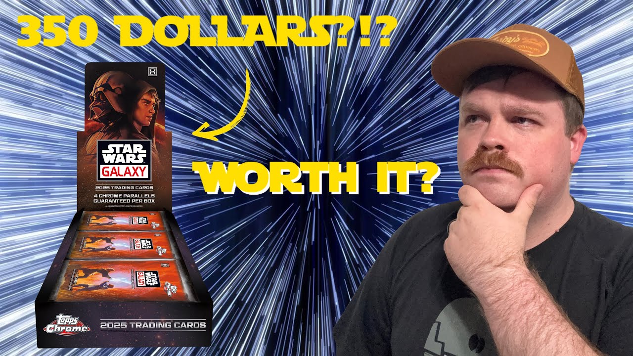 OPENING 350 DOLLAR TOPPS STAR WARS GALAXY BOX - YouTube