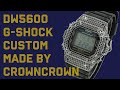 G-SHOCK CUSTOM ジーショック カスタム 腕時計 DW-5600 DW5600E-1 カスタムベゼル CROWNCROWN DW5600-004