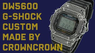 G-SHOCK CUSTOM ジーショック カスタム 腕時計 DW-5600 DW5600E-1 カスタムベゼル CROWNCROWN DW5600-004