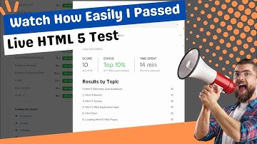 Watch How Easily I Passed A Live HTML 5 Test On Fiverr!