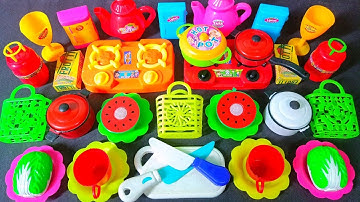 Mini Kitchen Set Cooking Video|1:16Minutes Satisfying With Unboxing Hello Kitty Kitchen Set ASMR