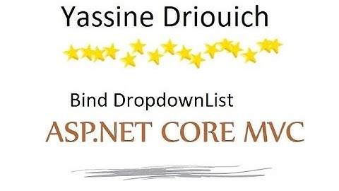 How to bind DropdownList in ASP.NET Core using ViewBag in Darija