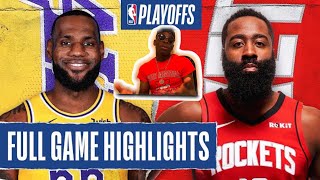 LAKERS at ROCKETS | FULL GAME HIGHLIGHTS | September 10, 2020 *reaction