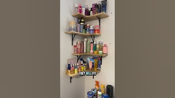 ✨ Maximize Your Space with These Sleek Corner Floating Shelves! 🏡 ✨