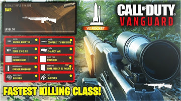 FASTEST KILLING AR! "NO RECOIL" BAR is SUPER OVERPOWERED on VANGUARD! (Best Bar Class Setup Loadout)