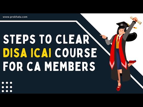 Steps to clear DISA ICAI course for CA Members | Post Qualification Course | ISA 3.0