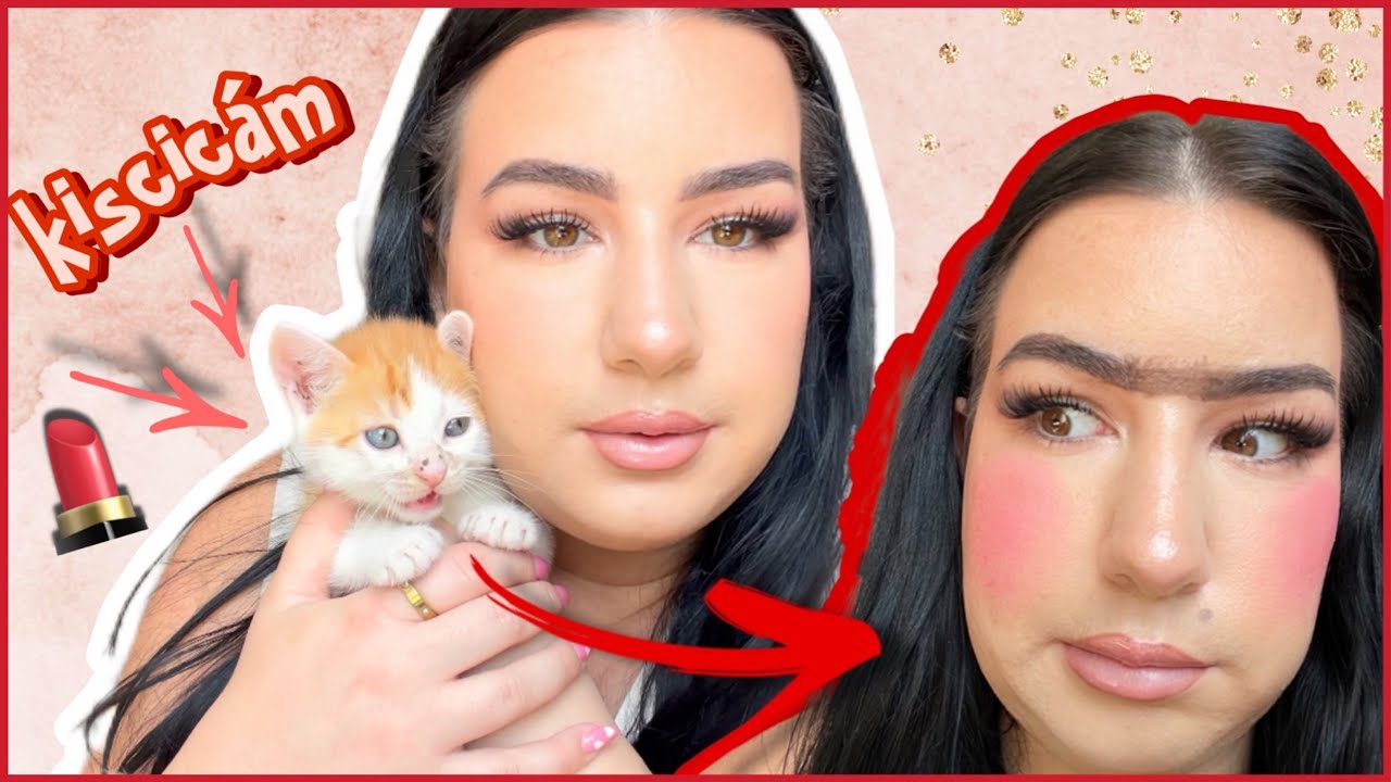 GINGER, az új *kiscicám* választja a SMINKEM💄💋🐱 Na meg Elfike🐱