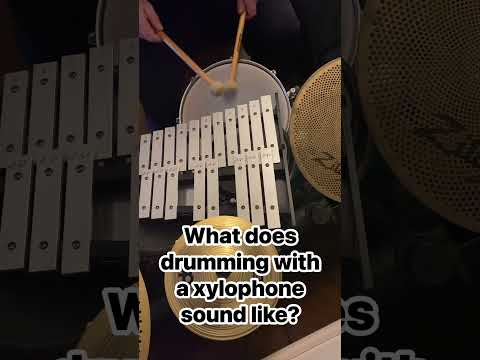 What does drumming with a Xylophone sounds like #drumming #xylophone #drums