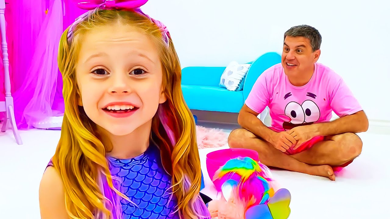 Nastya plays with her dad to win new toys Compilation of videos for kids YouTube