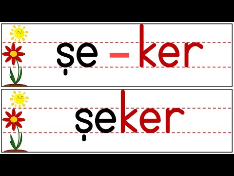 Ş Sesi Kelime Okuma Çalışması / TÜM KELİMELER / PDF FORMATLI