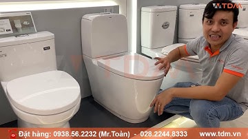 TDM.VN | Review bồn cầu Inax AC-832VN - Bàn cầu AC 832 VN mẫu 2 khối mới năm 2022