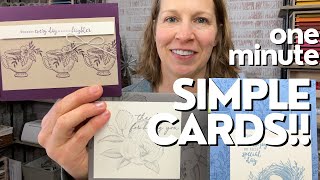 Stop Being Complicated!! Simple Cards In 12 Minutes!