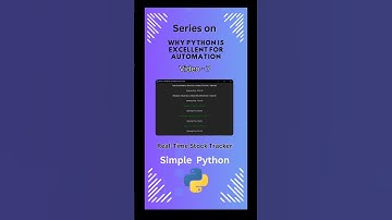 Track Global Stock Markets in Real-Time with Python! #python #programming #shorts