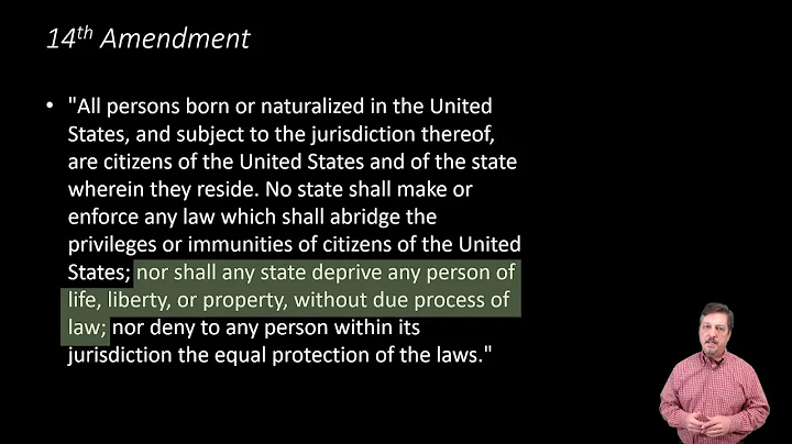 Constitutional Law: Introduction to Substantive Due Process