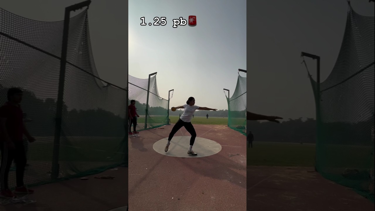 💫Discus Throw technique for Girl ✨ Coach:- Monti Dhankar 🇮🇳 