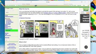 1. Introduction to vim - Background and history.